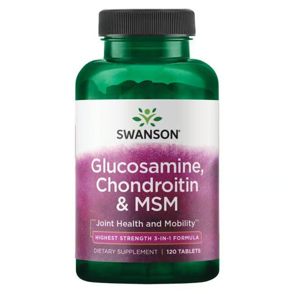 Swanson Glucosamine, Chondroitin & MSM - 120 tabs.