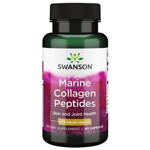 Swanson Marine Collagen Peptides 400 mg - 60 kaps.
