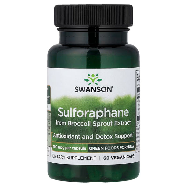 Swanson Ekstrakt klice brokolija 400 mcg - 60 veg. kaps.