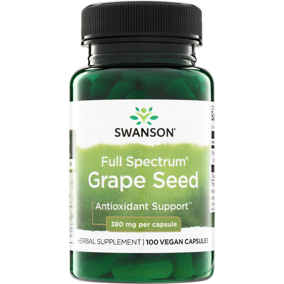 Swanson Sjemenke grožđa 380 mg – 100 veg. kapsula za cirkulaciju i vene