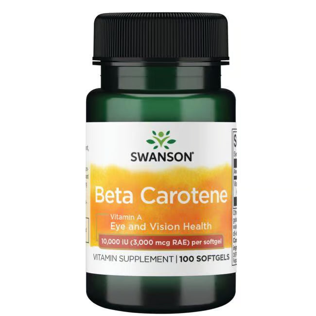 Swanson Beta karoten 3000 mcg – 100 softgel kapsula za vid i kožu