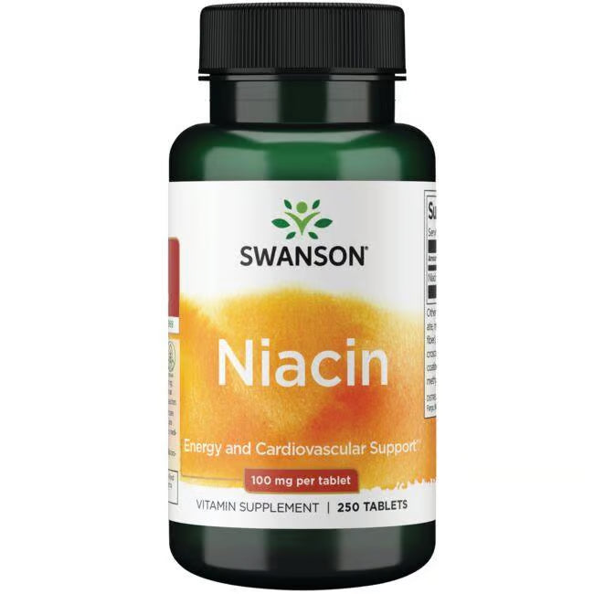 Swanson Niacin B3 100 mg – 250 tableta za energiju i cirkulaciju