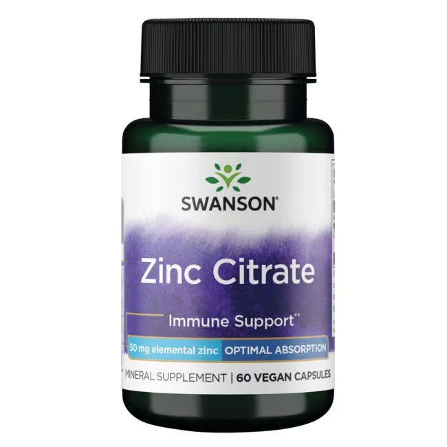 Swanson Cink citrat 50 mg – 60 veg. kapsula za imunitet i kožu