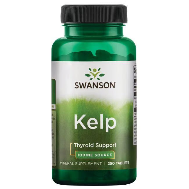 Swanson Kelp – 250 tableta, prirodni jod za štitnu žlijezdu