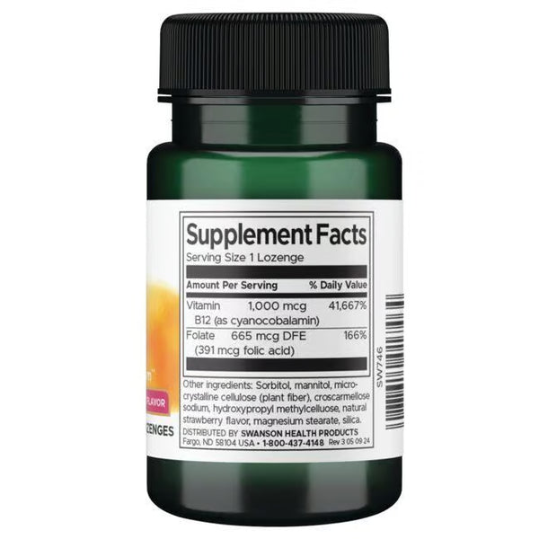Swanson Vitamin B12 - 120 pastila