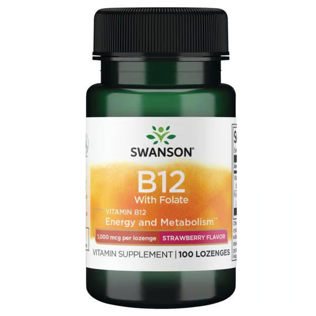 Swanson Vitamin B12 – 120 pastila protiv umora i za dnevnu energiju