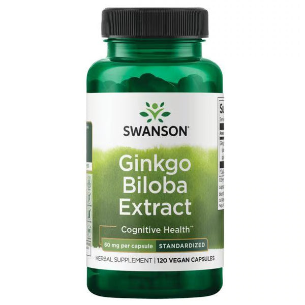 Swanson Ginko Biloba 60 mg - 120 veg. kaps.