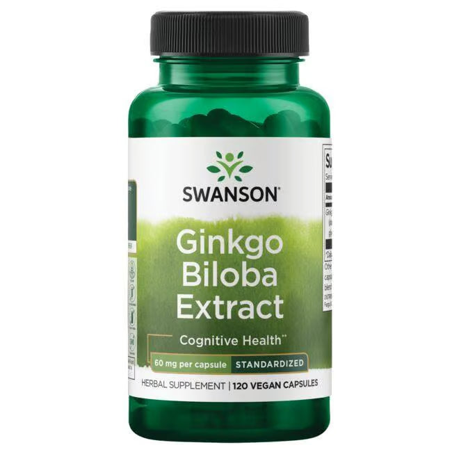 Swanson Ginko Biloba 60 mg – 120 veg. kapsula za pamćenje i cirkulaciju