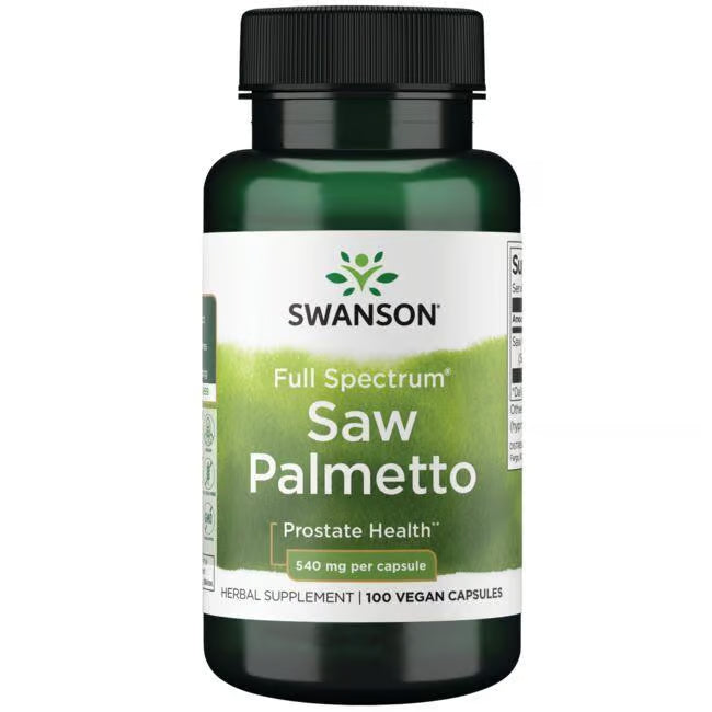 Swanson Saw Palmetto 540 mg – 100 veg. kapsula za zdravlje prostate