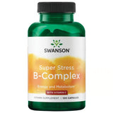 Swanson Super Stress B-Complex – 100 kapsula, B vitamini za period stresa