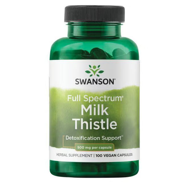 Swanson Milk Thistle 500 mg - 100 veg. kaps.