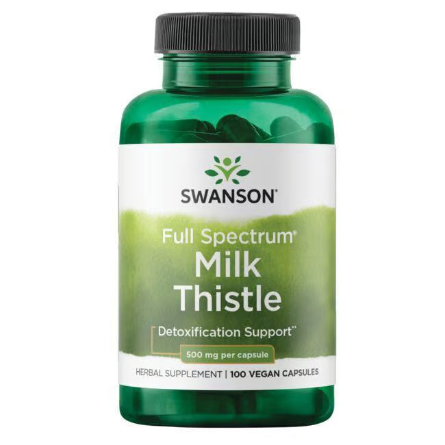 Swanson Sikavica 500 mg – 100 veg. kapsula za zaštitu jetre