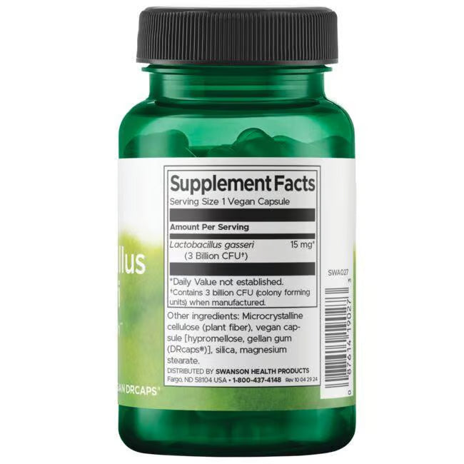 Swanson Lactobacillus gasseri – 60 veg. kapsula, probiotik za varenje