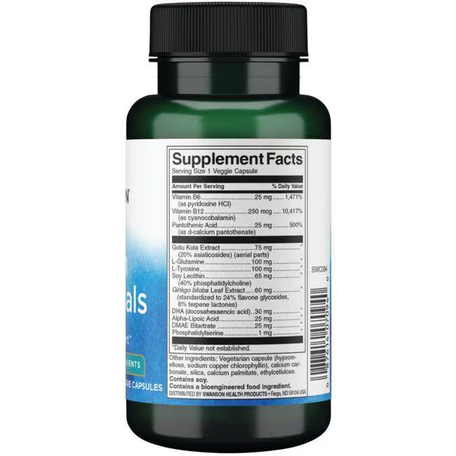Swanson Brain Essentials – 60 veg. kapsula za fokus i pamćenje