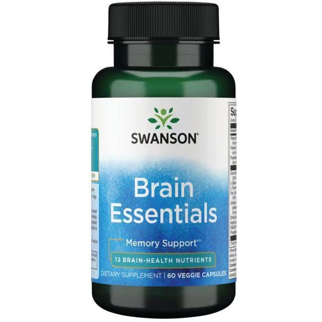 Swanson Brain Essentials – 60 veg. kapsula za fokus i pamćenje