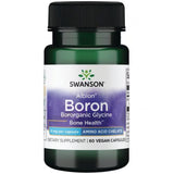 Swanson Albion Boron 6 mg – bororganic glicin, 60 veganskih kapsula za jake kosti