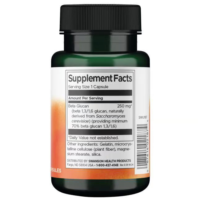 Swanson Beta glukan 250 mg – 60 kapsula za jačanje imuniteta