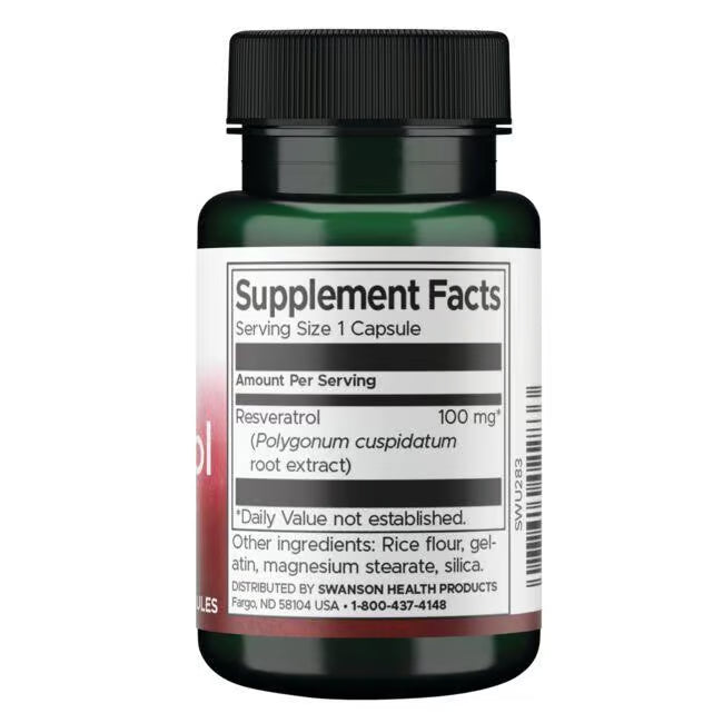 Swanson Resveratrol 100 mg – 30 kapsula za srce i antioksidativnu zaštitu