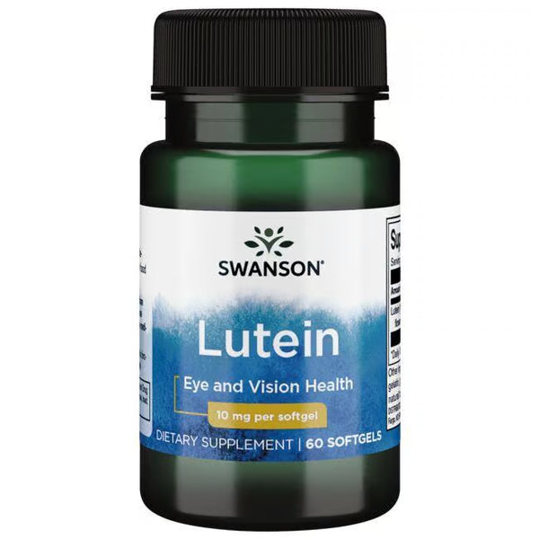 Swanson Lutein 10 mg - 60 softgel kaps.