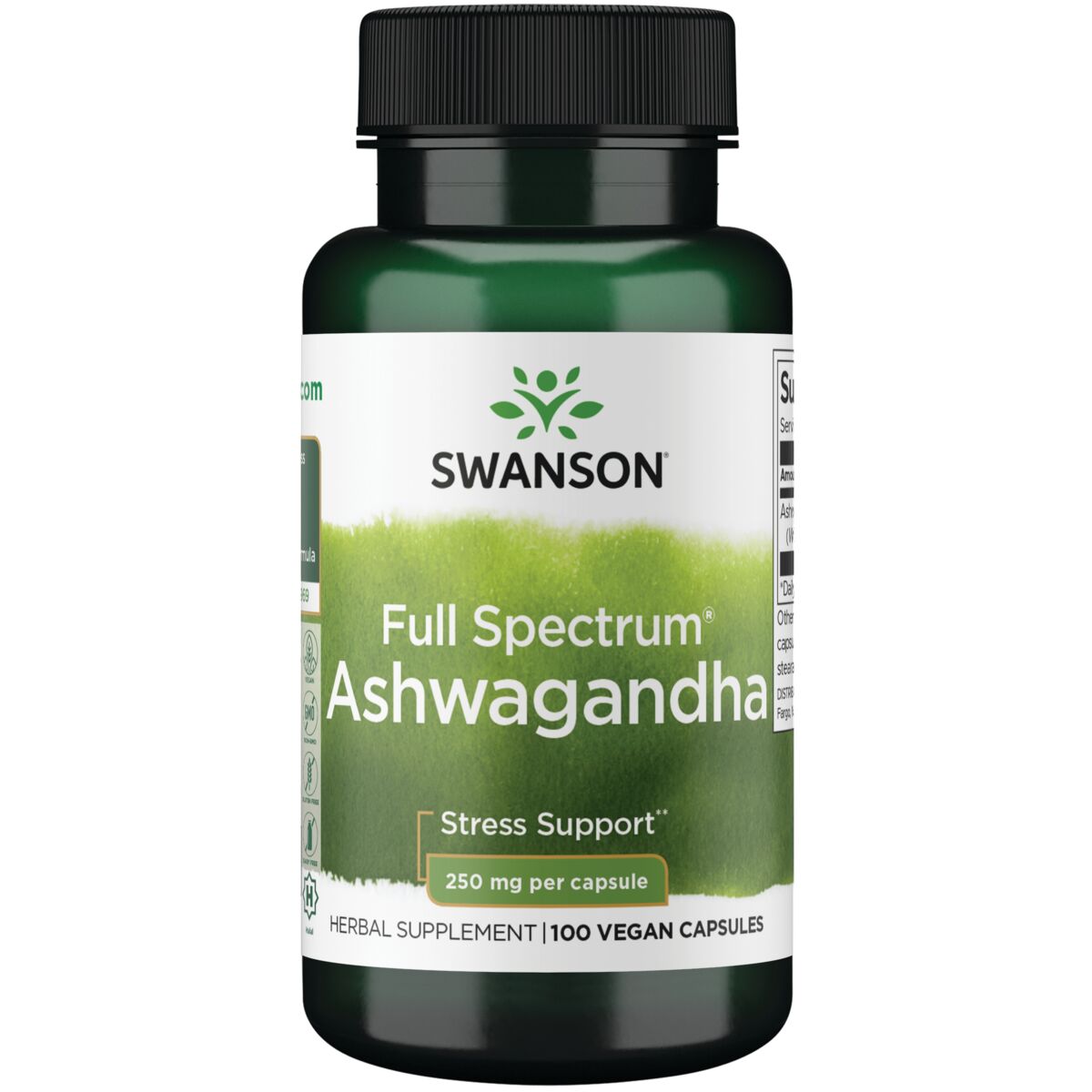 Swanson Ashwagandha 450 mg – 100 veg. kapsula za stres, san i energiju