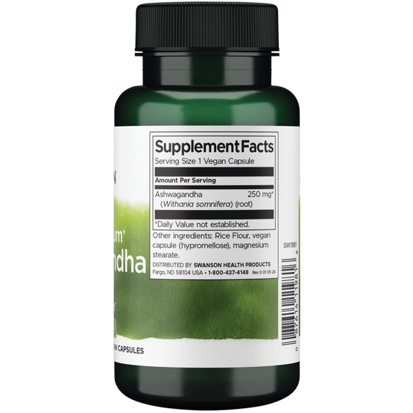 Swanson Ashwagandha 450 mg - 100 veg. kaps.