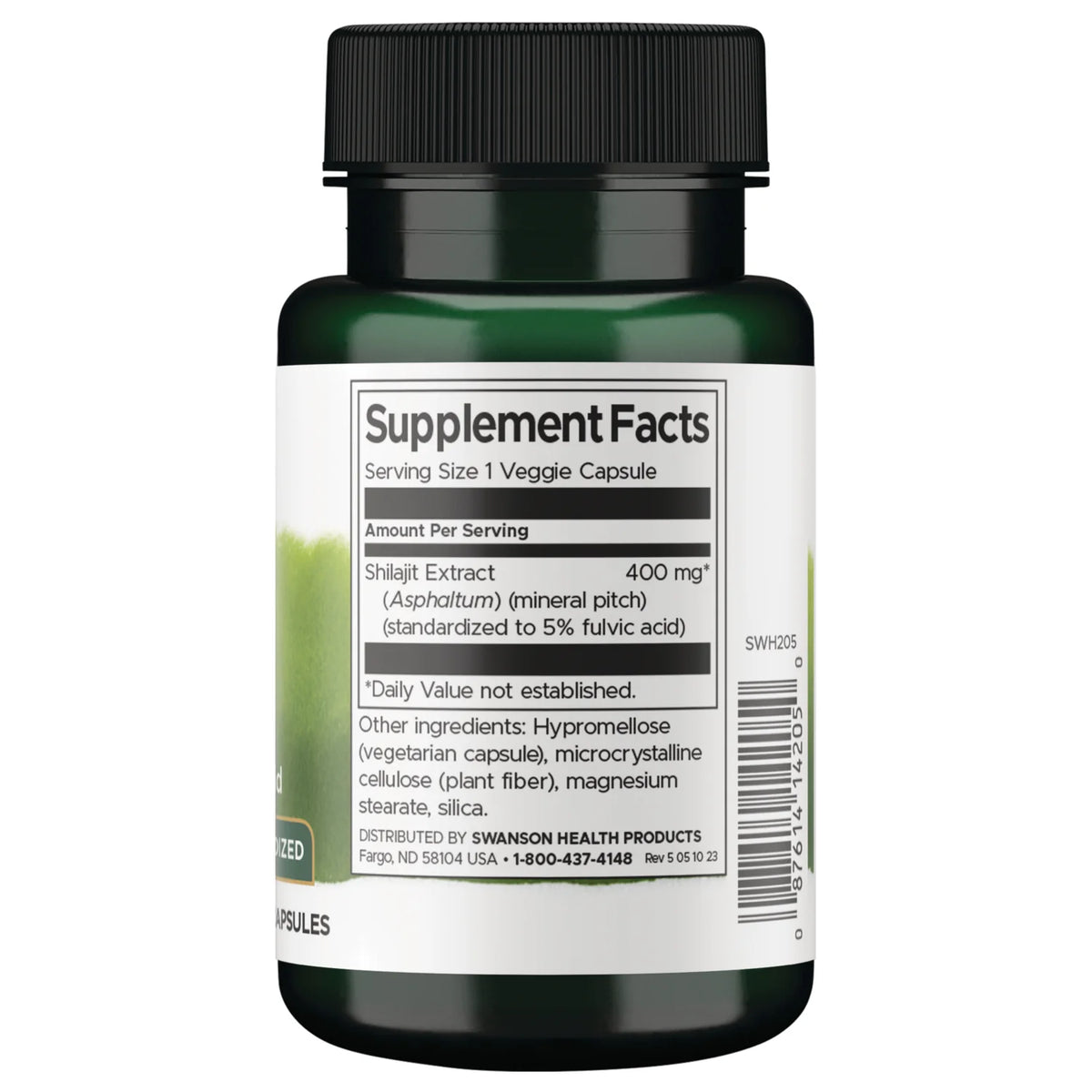 Swanson Shilajit ekstrakt 400 mg – 60 veg. kapsula za energiju i vitalnost